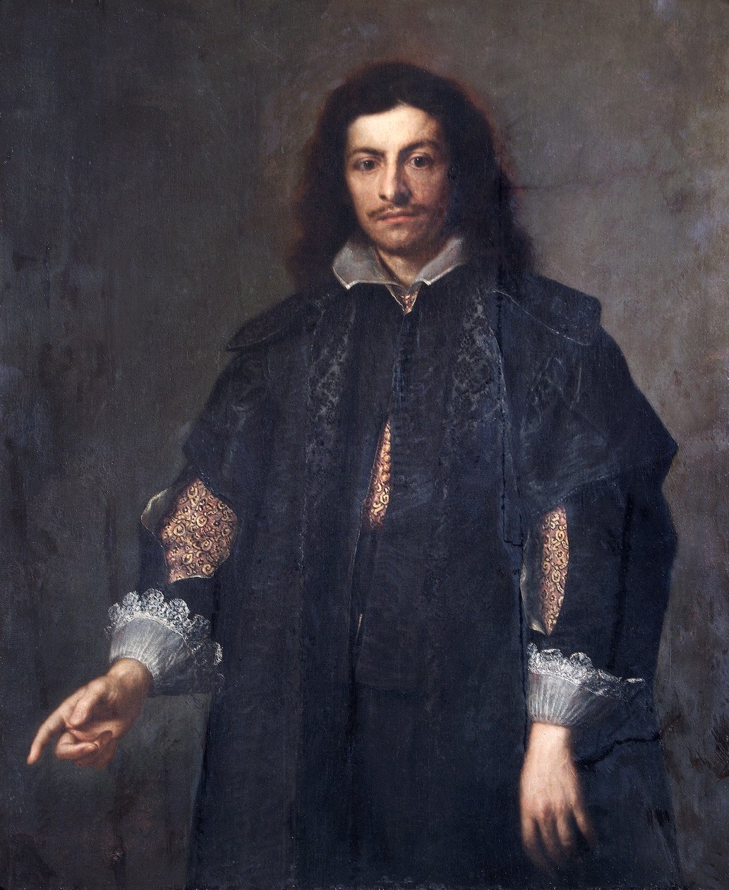 Um Homem Desconhecido, meados dos anos 1650 (óleo sobre tela) de Bartolomé Esteban Murillo