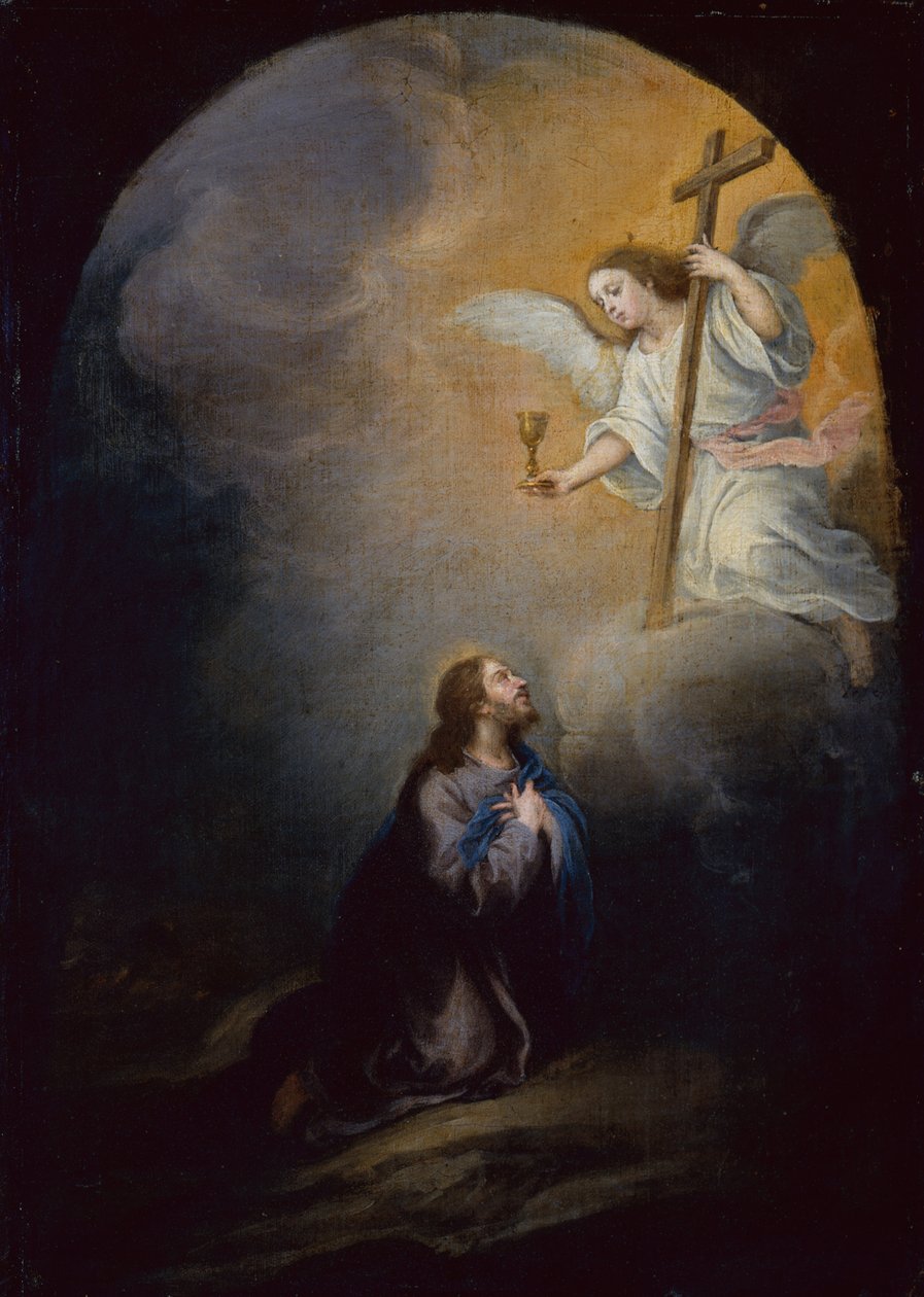 Cristo no Jardim das Oliveiras (óleo sobre tela) de Bartolomé Esteban Murillo
