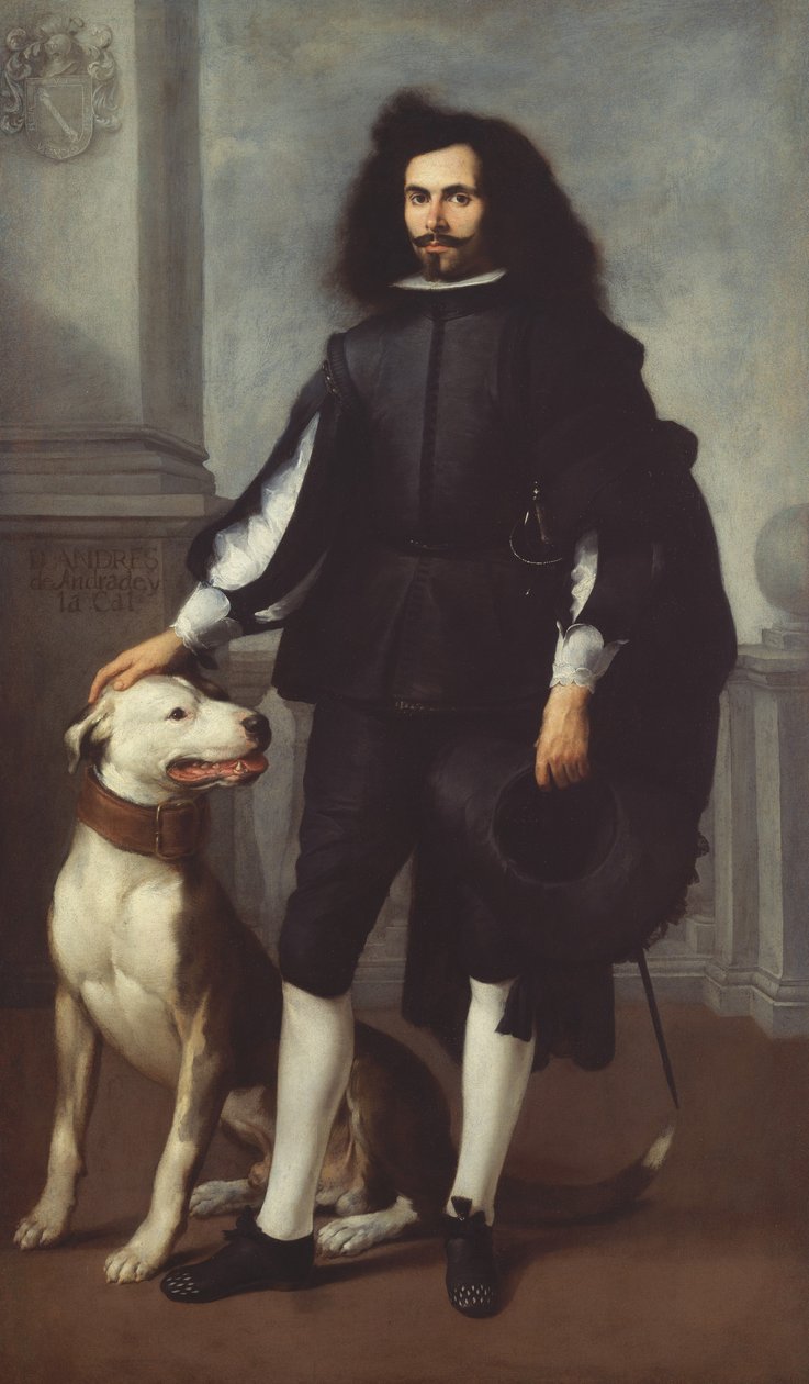 Don Andrés de Andrade y la Cal, c.1665-72 (óleo sobre tela) de Bartolomé Esteban Murillo