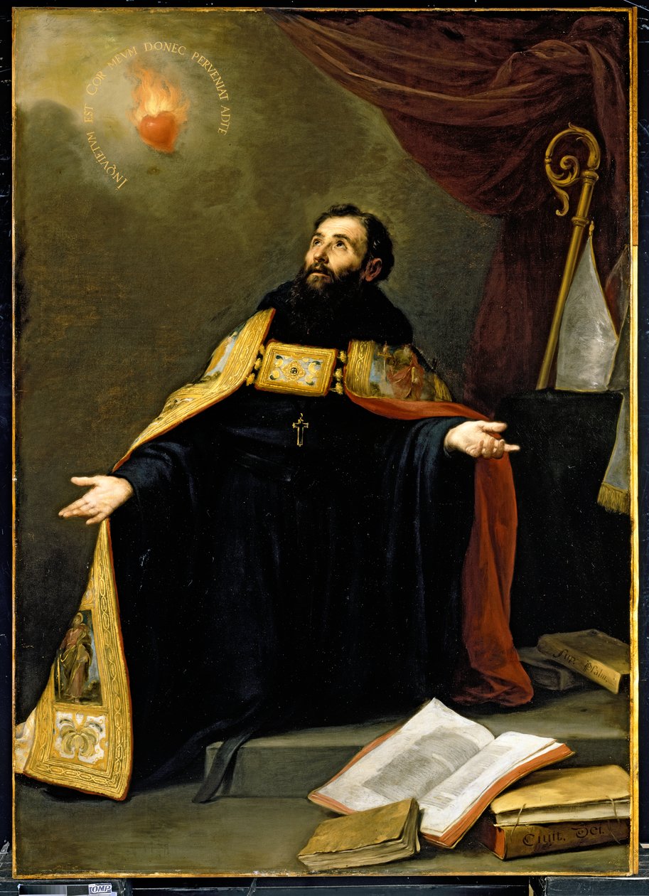 Santo Agostinho em êxtase de Bartolomé Esteban Murillo