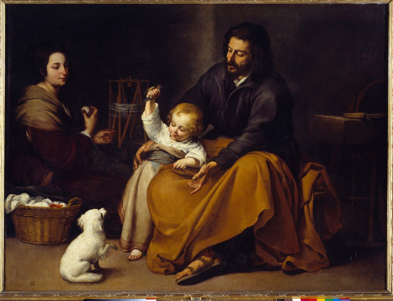 A Sagrada Família Pintura de Bartolome Murillo (1618-1682) de Bartolomé Esteban Murillo