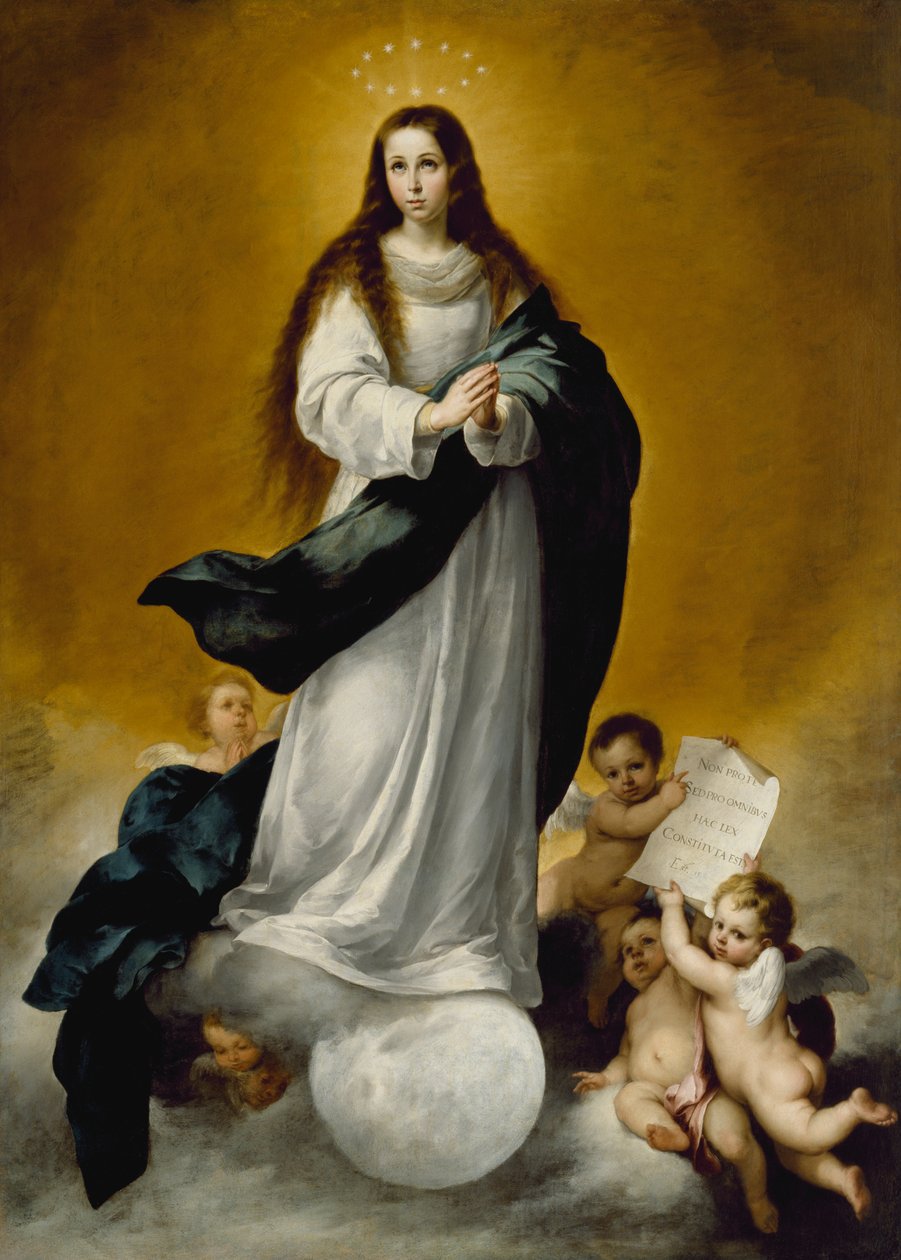 A Virgem da Imaculada Conceição de Bartolomé Esteban Murillo