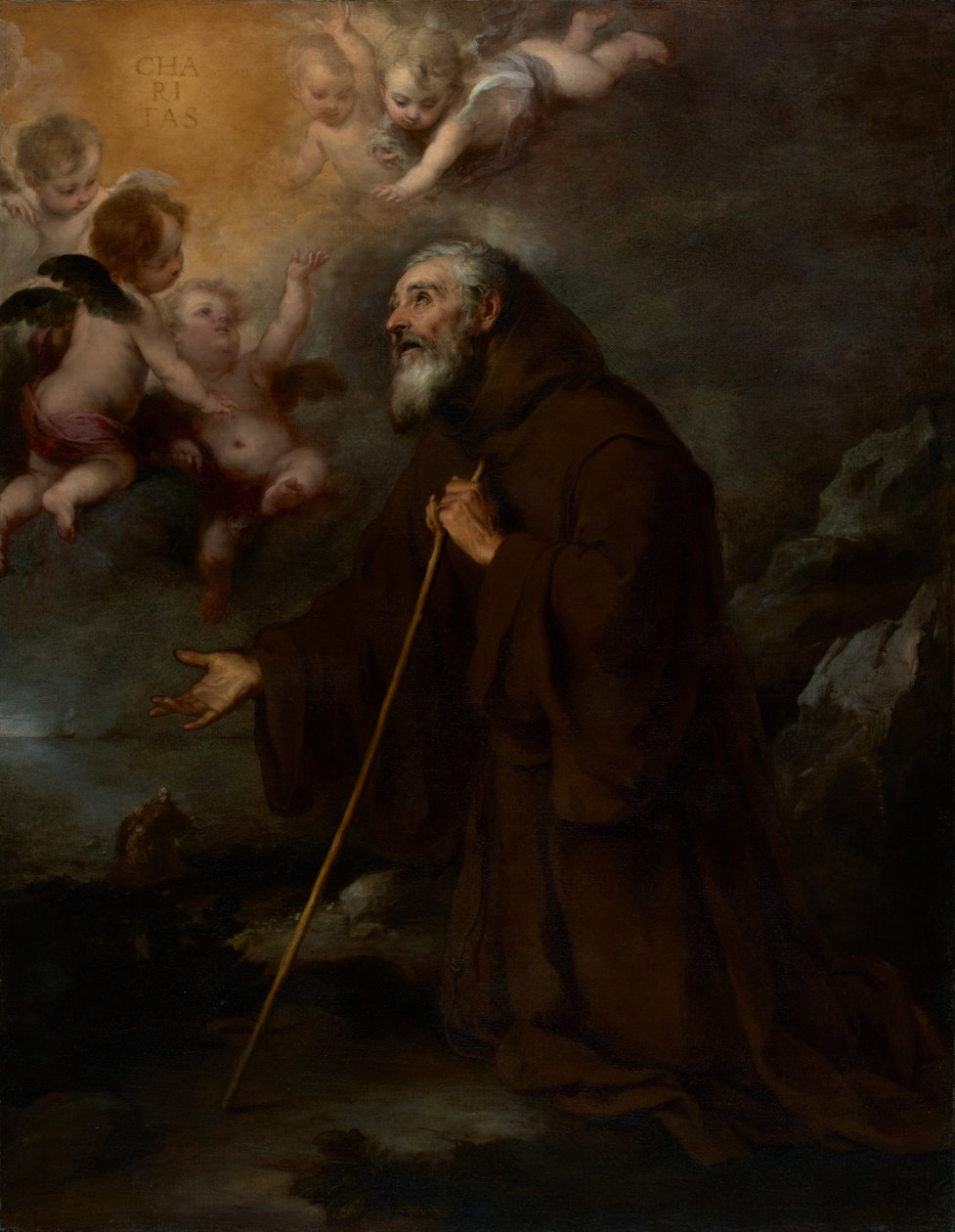 A visão de São Francisco de Paula de Bartolomé Esteban Murillo
