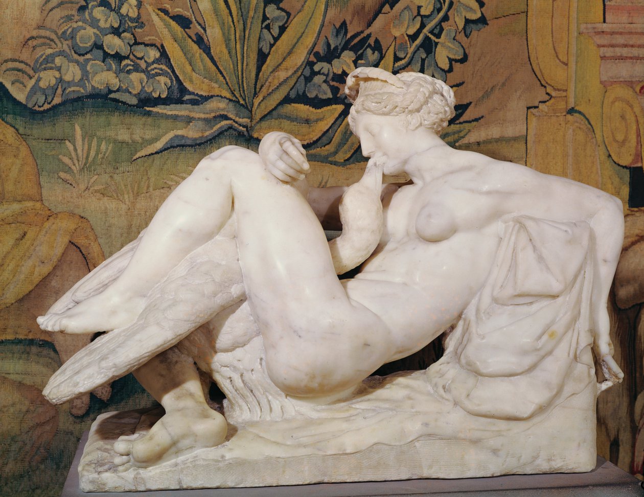 Leda e o cisne (mármore) de Bartolomeo Ammannati