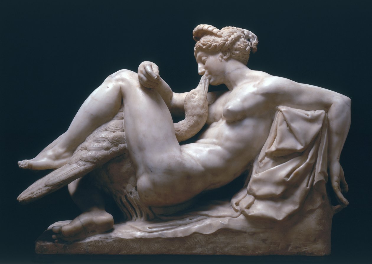 Leda e o cisne (mármore) de Bartolomeo Ammannati