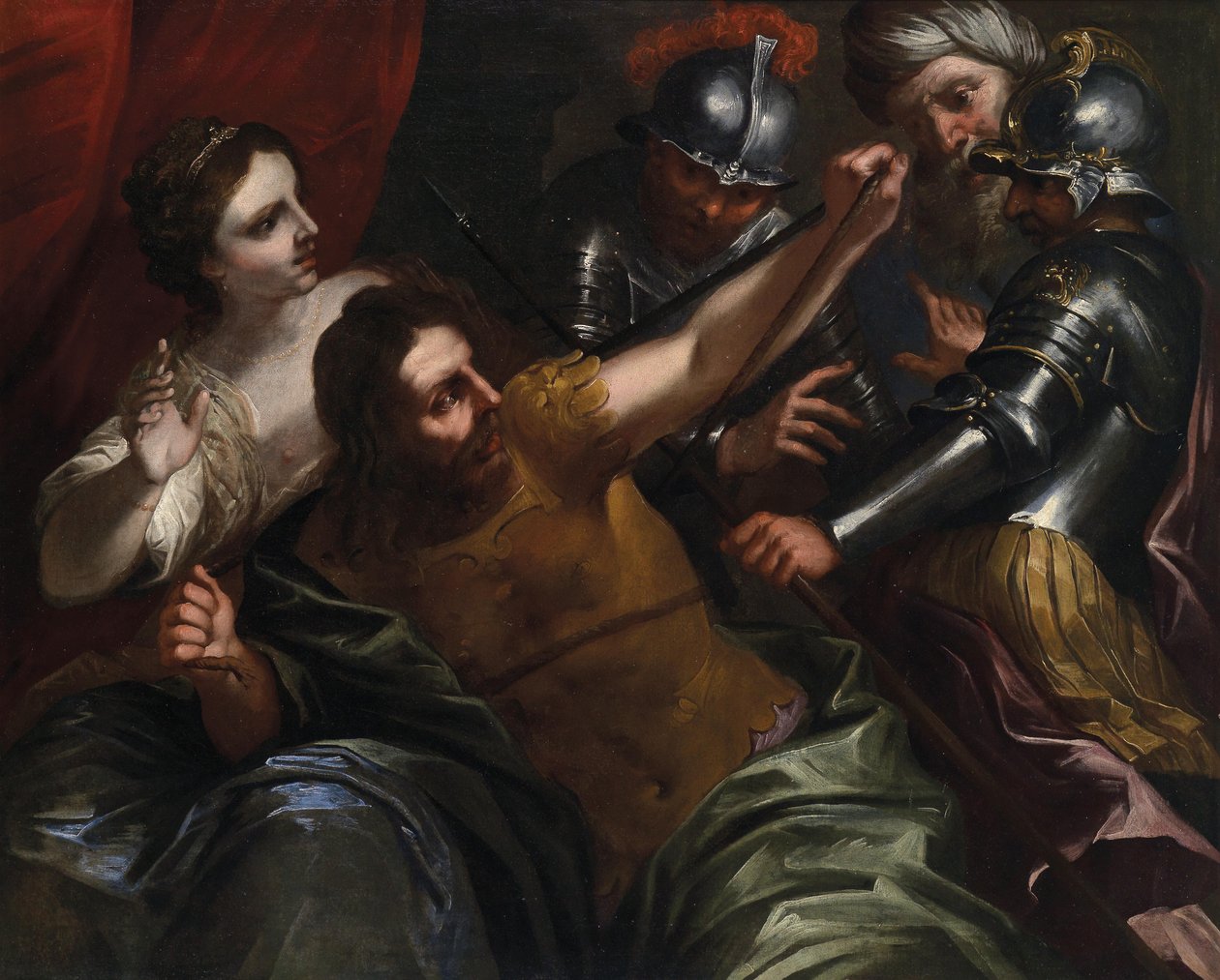 Sansão e Dalila de Bartolomeo Biscaino
