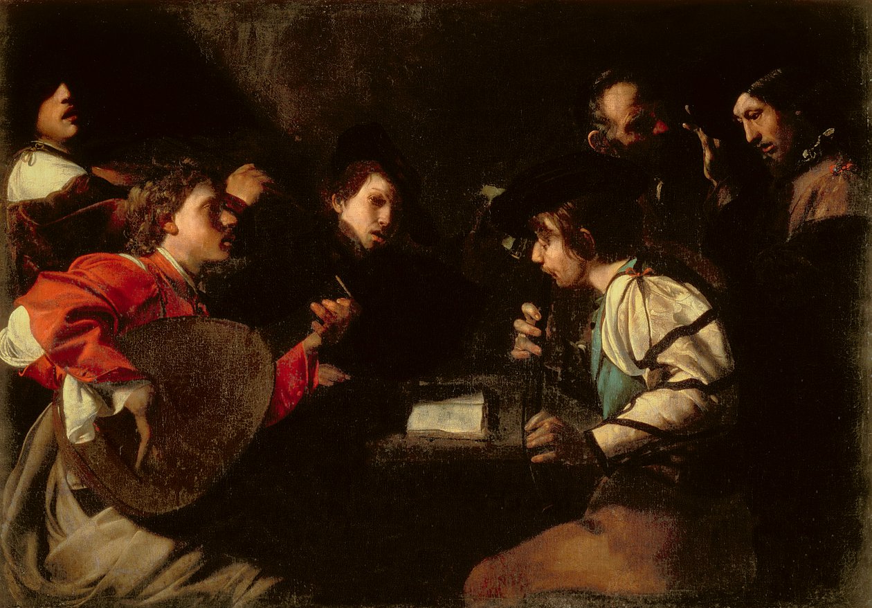 Um concerto, c.1610-20 de Bartolomeo Manfredi