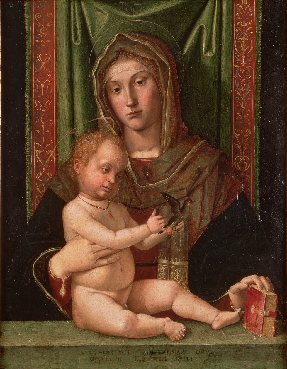 Madonna e criança (painel) de Bartolomeo Montagna