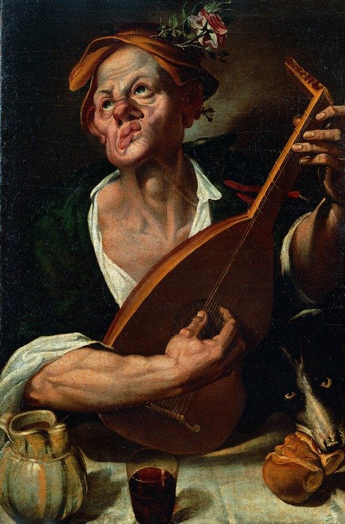 Palyer alaúde de Bartolomeo Passarotti