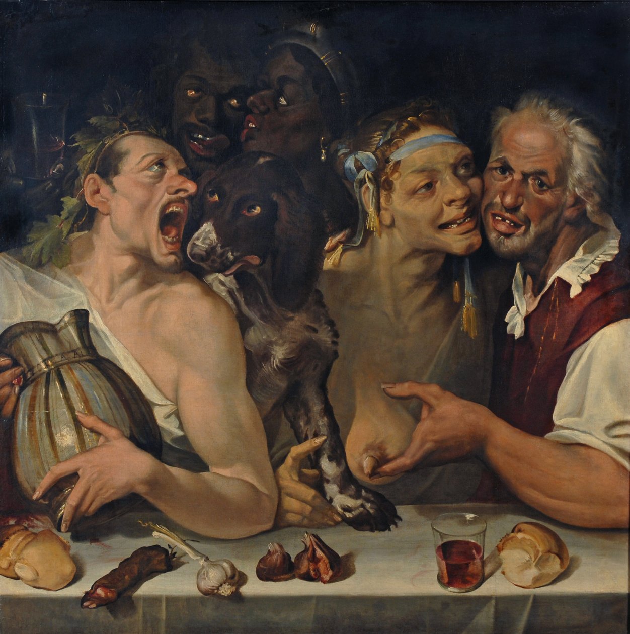 Merry Company de Bartolomeo Passarotti