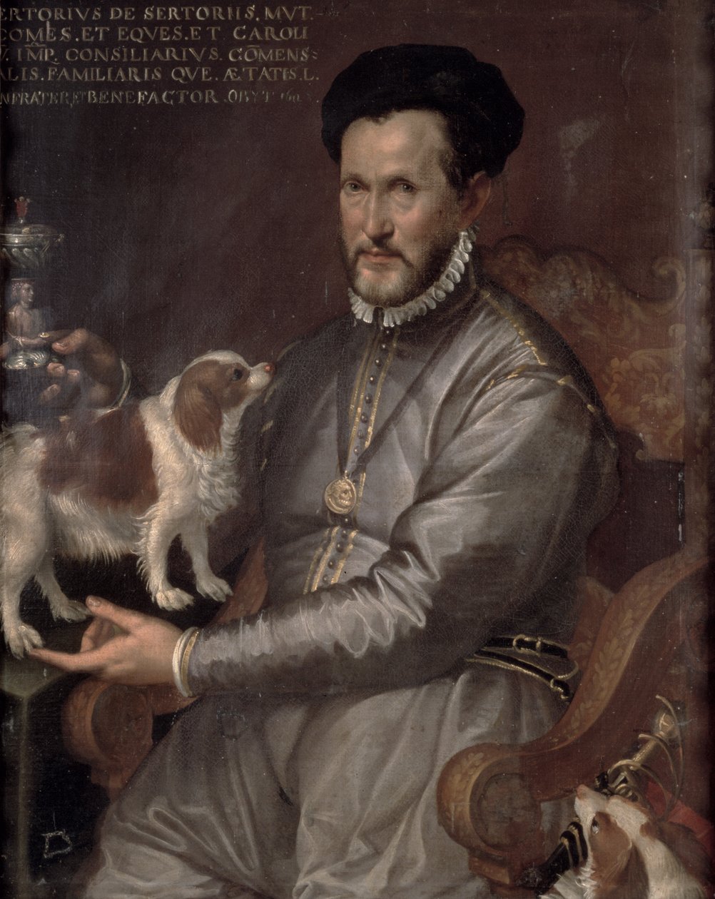 Retrato de Sertorio Conde de Bartolomeo Passarotti