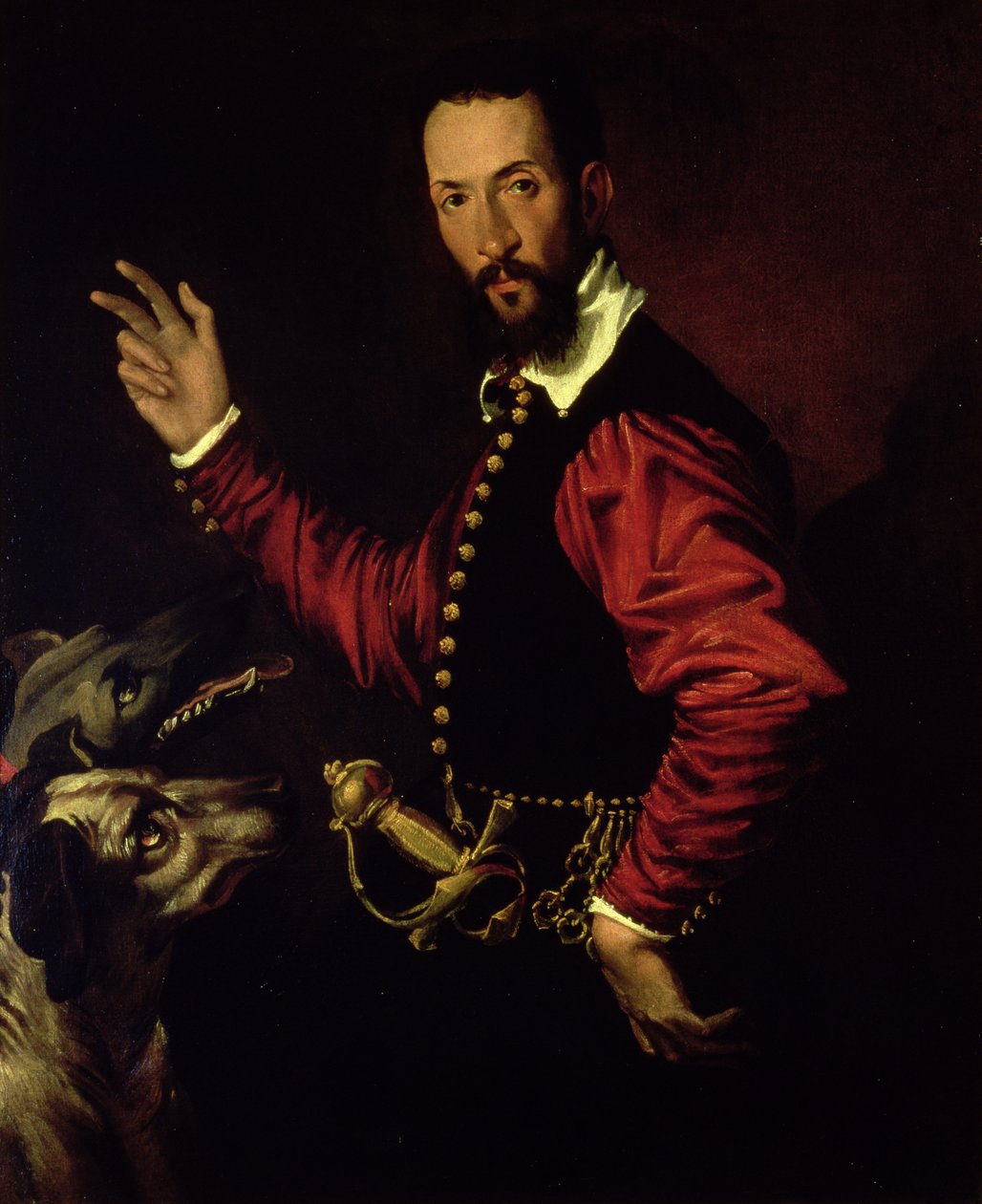 Retrato de Guidubaldo II della Rovere, duque de Urbino de Bartolomeo Passarotti