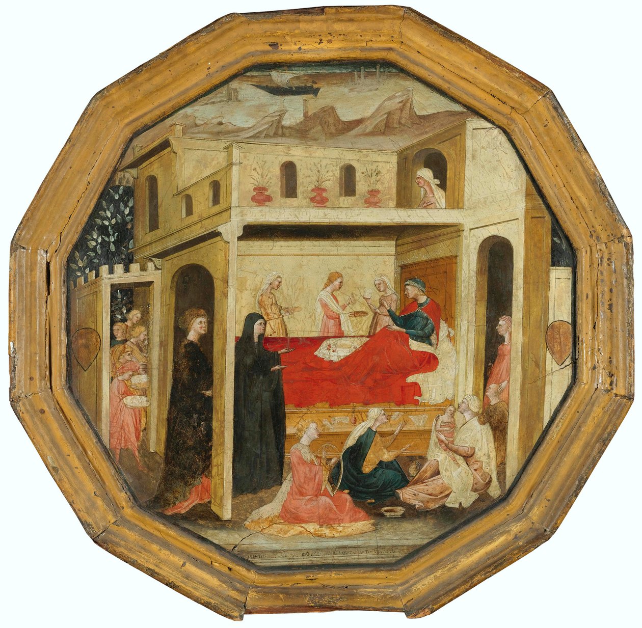 Desco da parto (em linha reta) de Bartolomeo di Fruosino
