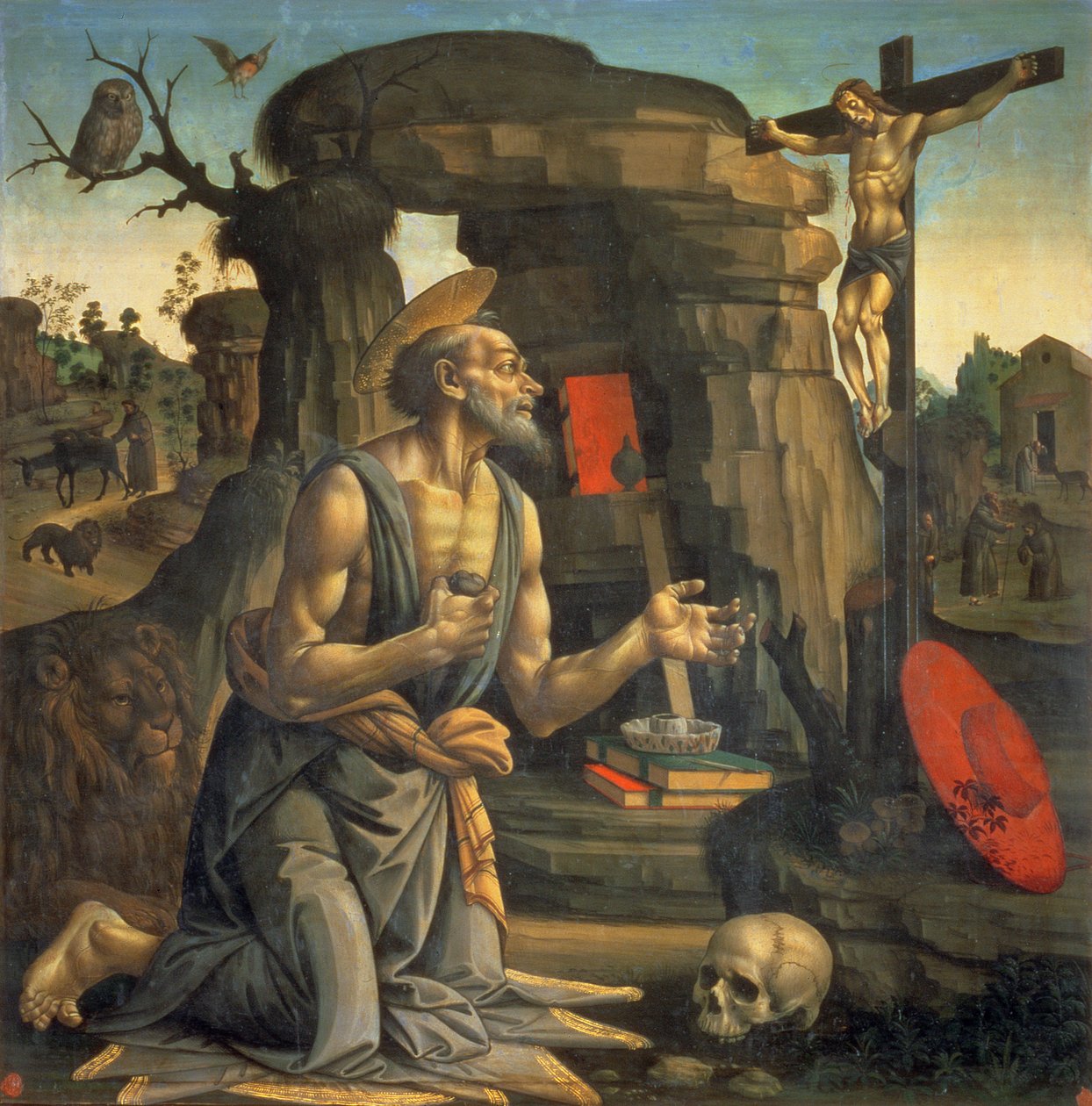 São Jerônimo em Penitence de Bartolomeo di Giovanni
