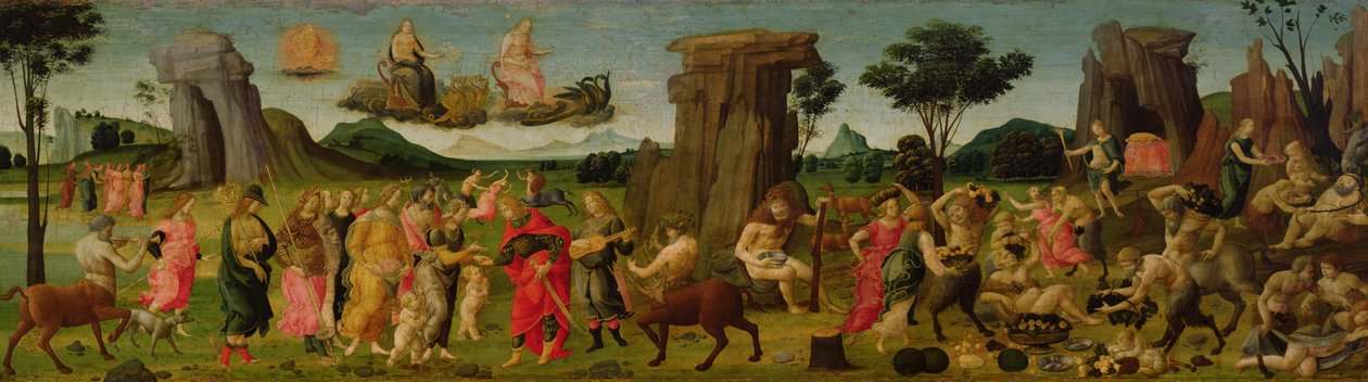 O casamento de Tétis e de Peleus de Bartolomeo di Giovanni