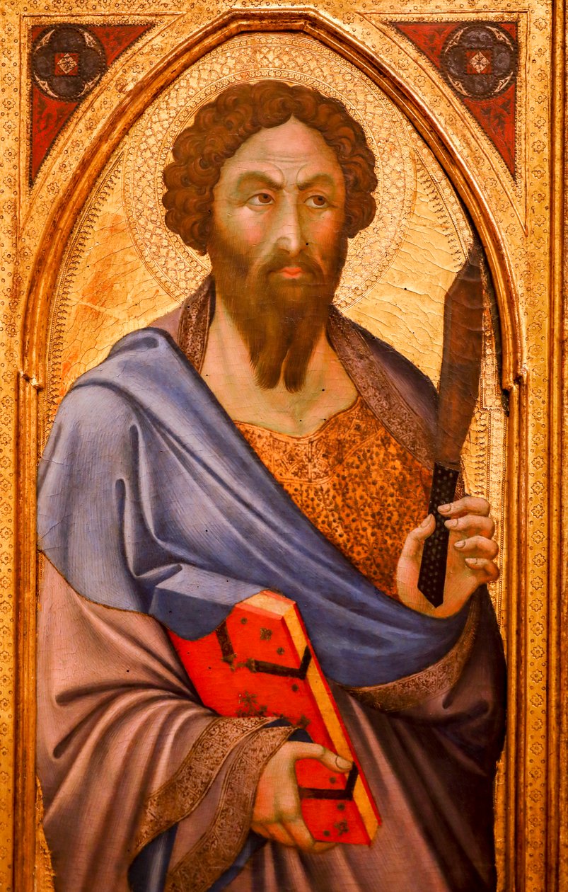São Bartolomeu. Século XIV (Tempera em Madeira) de Bartolomeo Barini