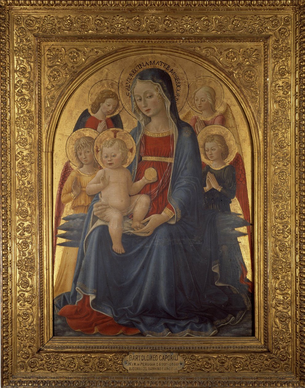 Madonna com a criança de Bartolomeo Caporali