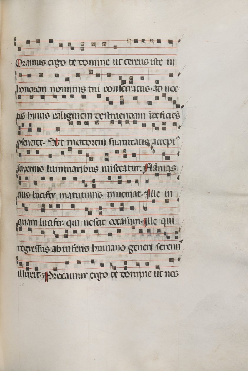 Missale, Pol. 157 Música Exultel, 1469. de Bartolomeo Caporali