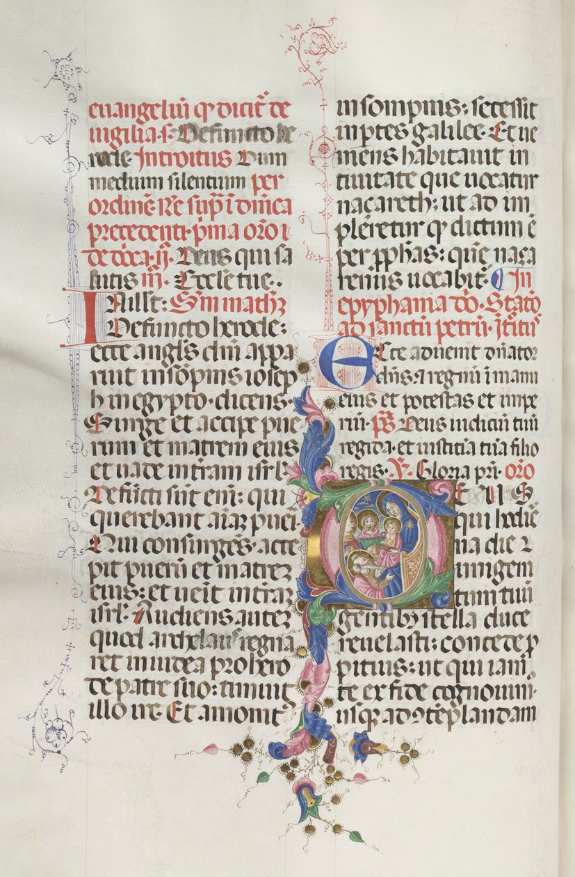 Missale: Fol. 30v: Adoração dos Magos, 1469. de Bartolomeo Caporali