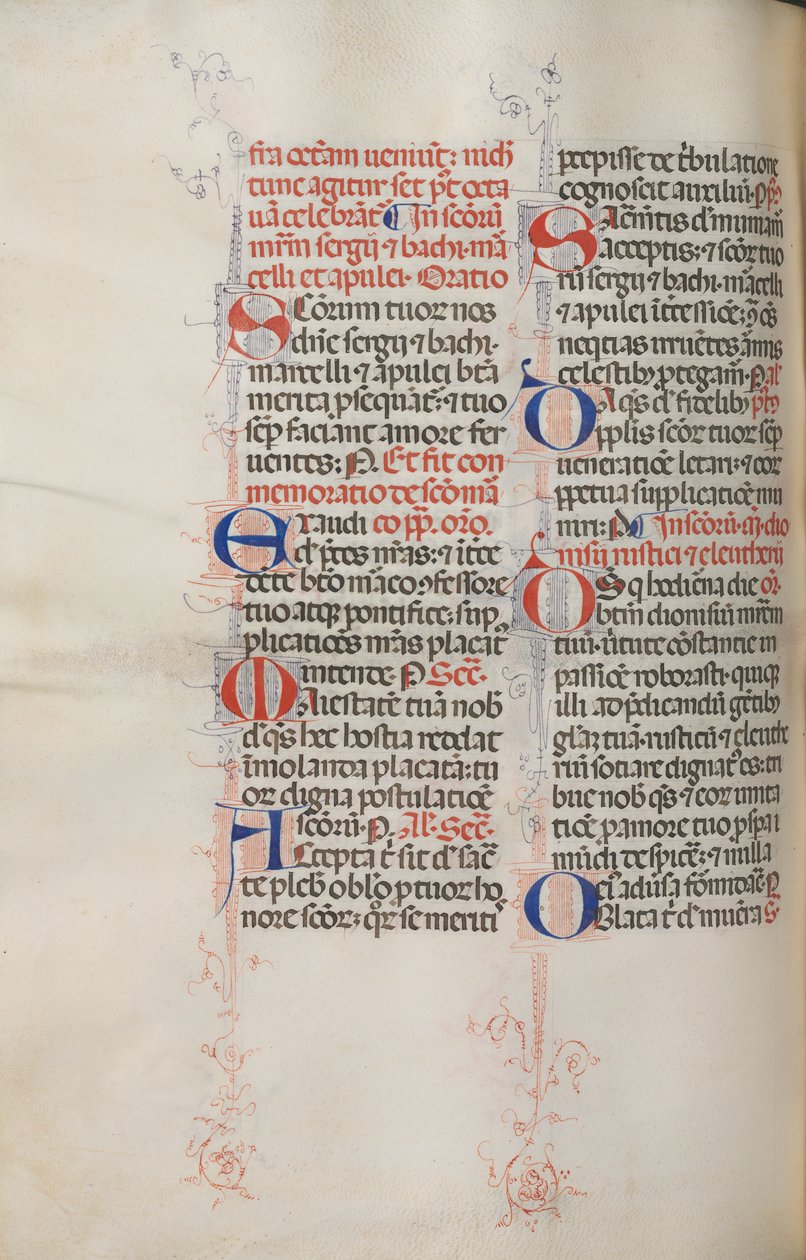 Missale: Fol. 319v: São Francisco e Missa Plena de São Francisco, 1469. de Bartolomeo Caporali