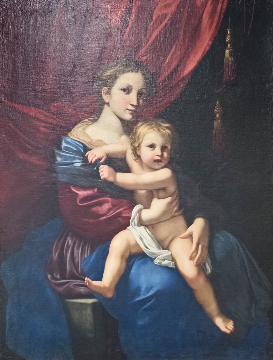 A Madonna e a Criança de Bartolomeo Cavarozzi