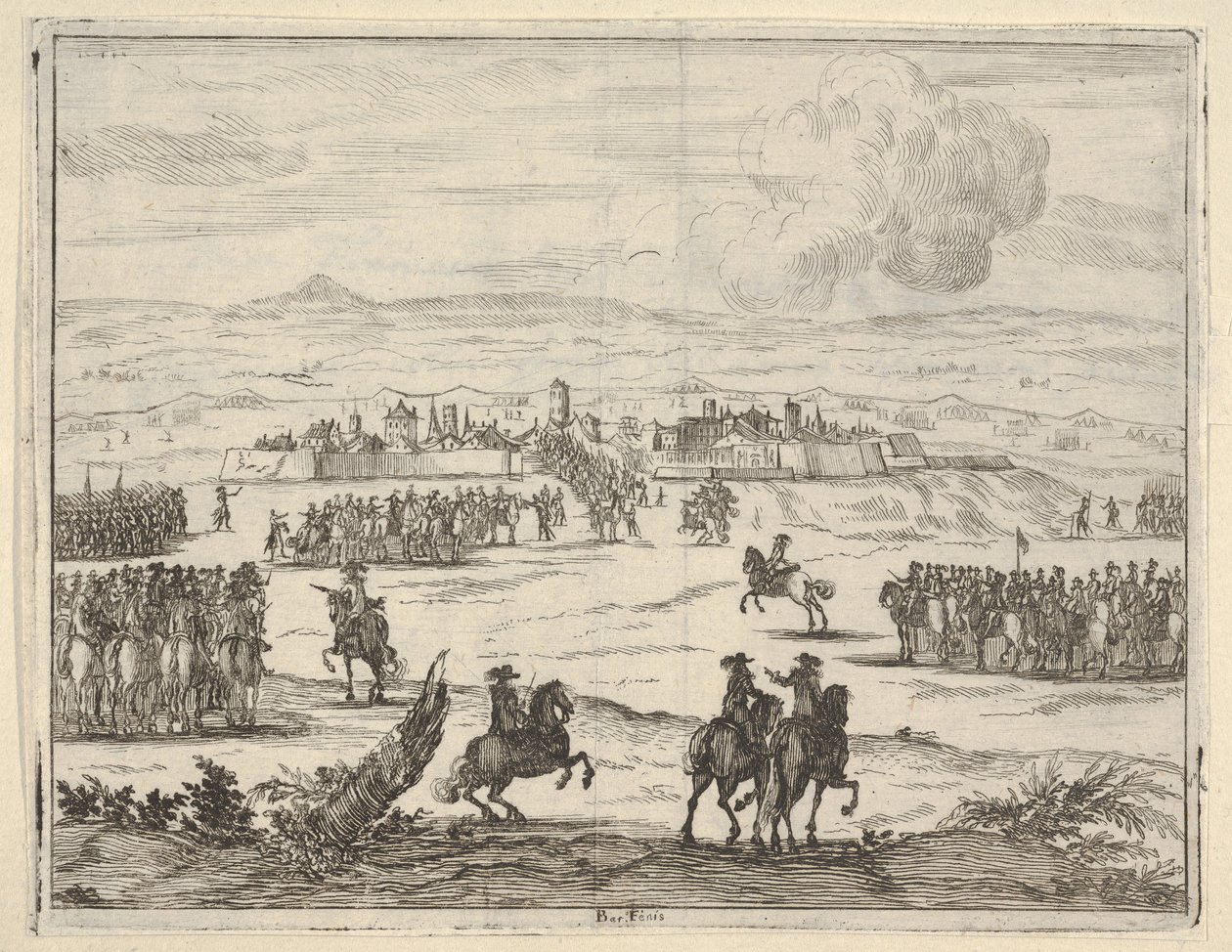Depois de um longo cerco, Francesco I d