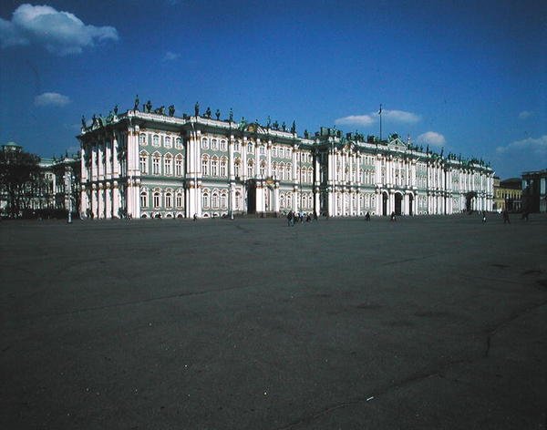 Fachada do Hermitage, 1753-62 de Bartolomeo Franceso Rastrelli