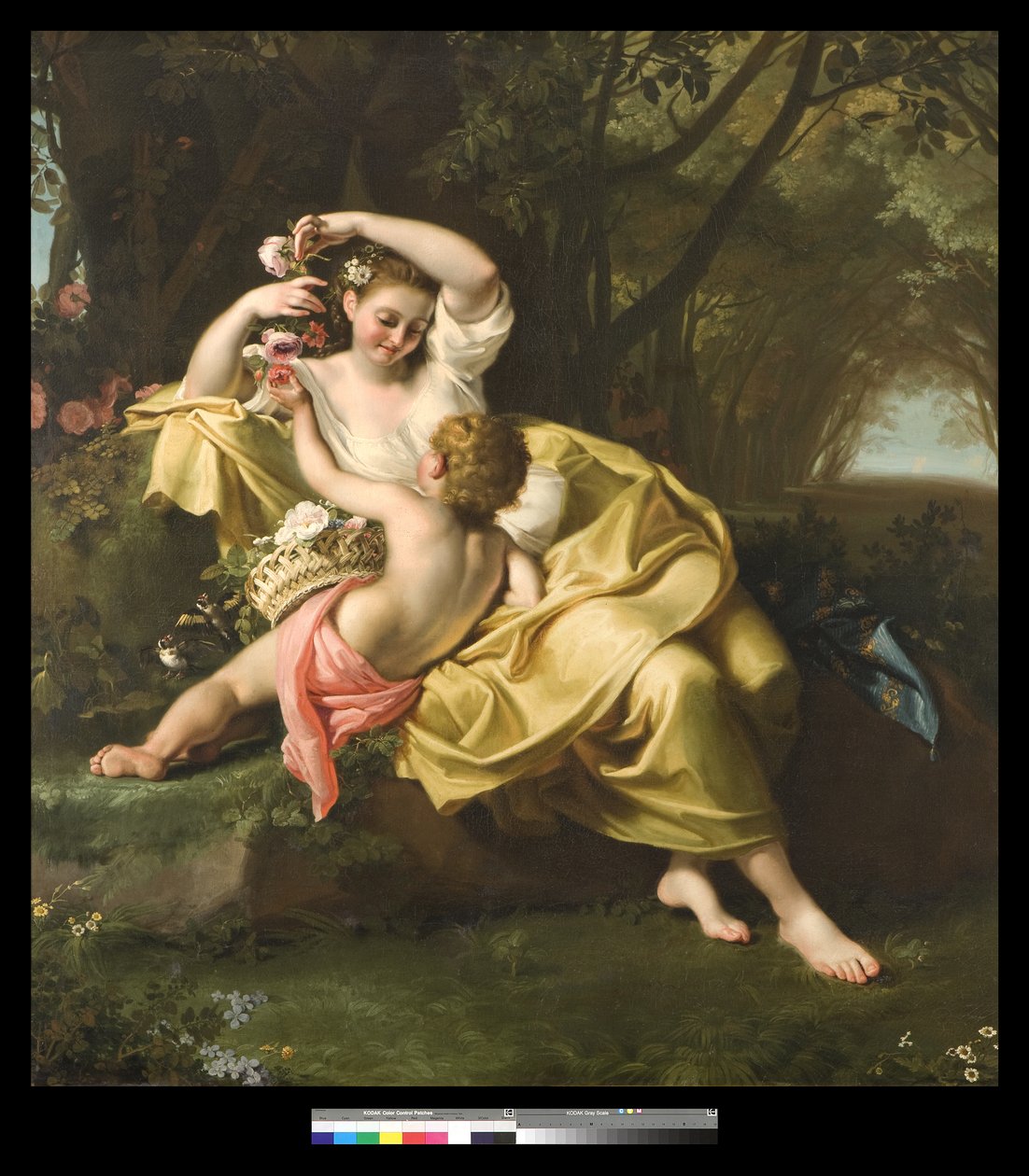 Alegoria da Primavera, 1705-09 de Bartolomeo Guidobono