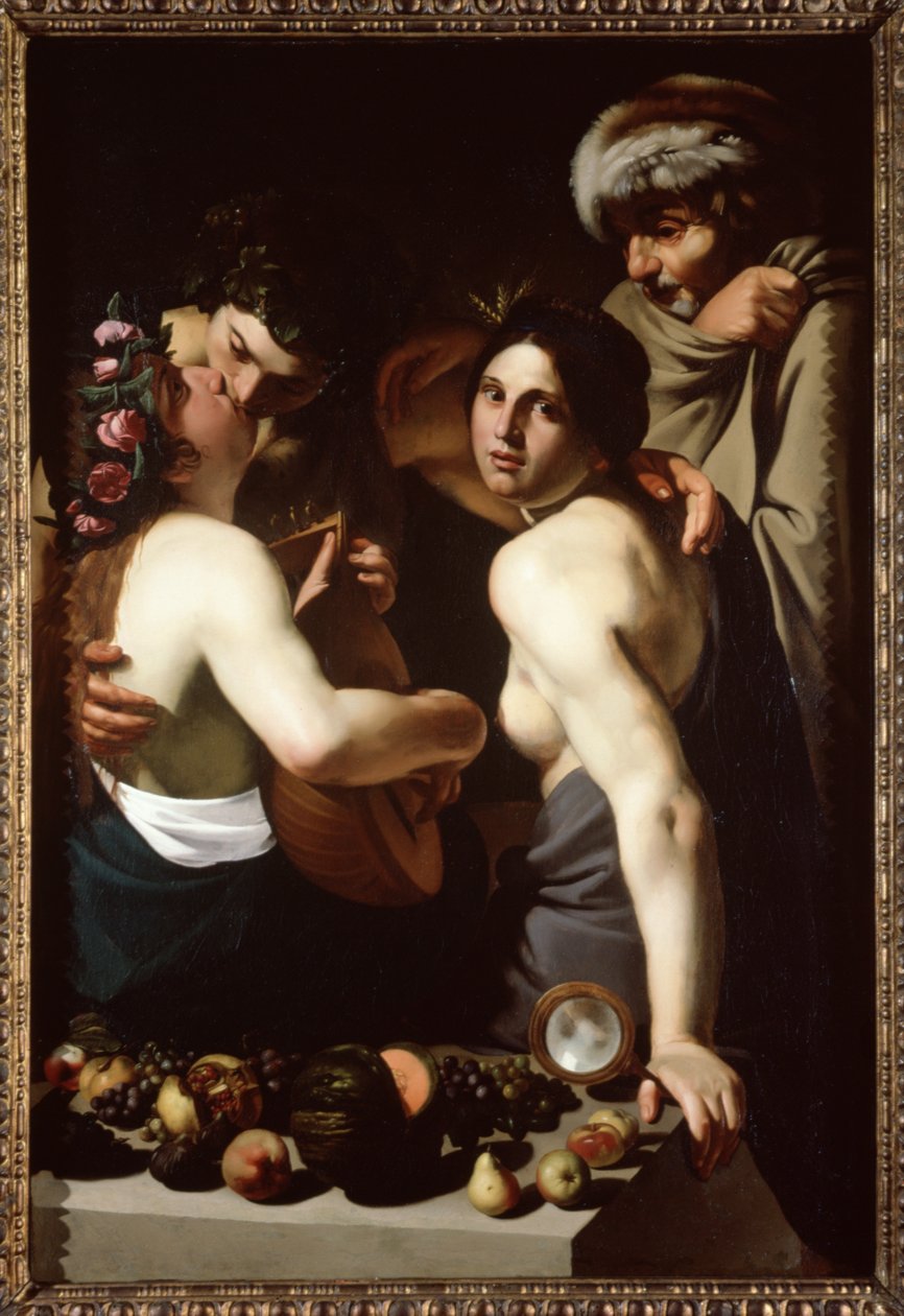 Alegoria nas quatro estações, c.1610 de Bartolomeo Manfredi