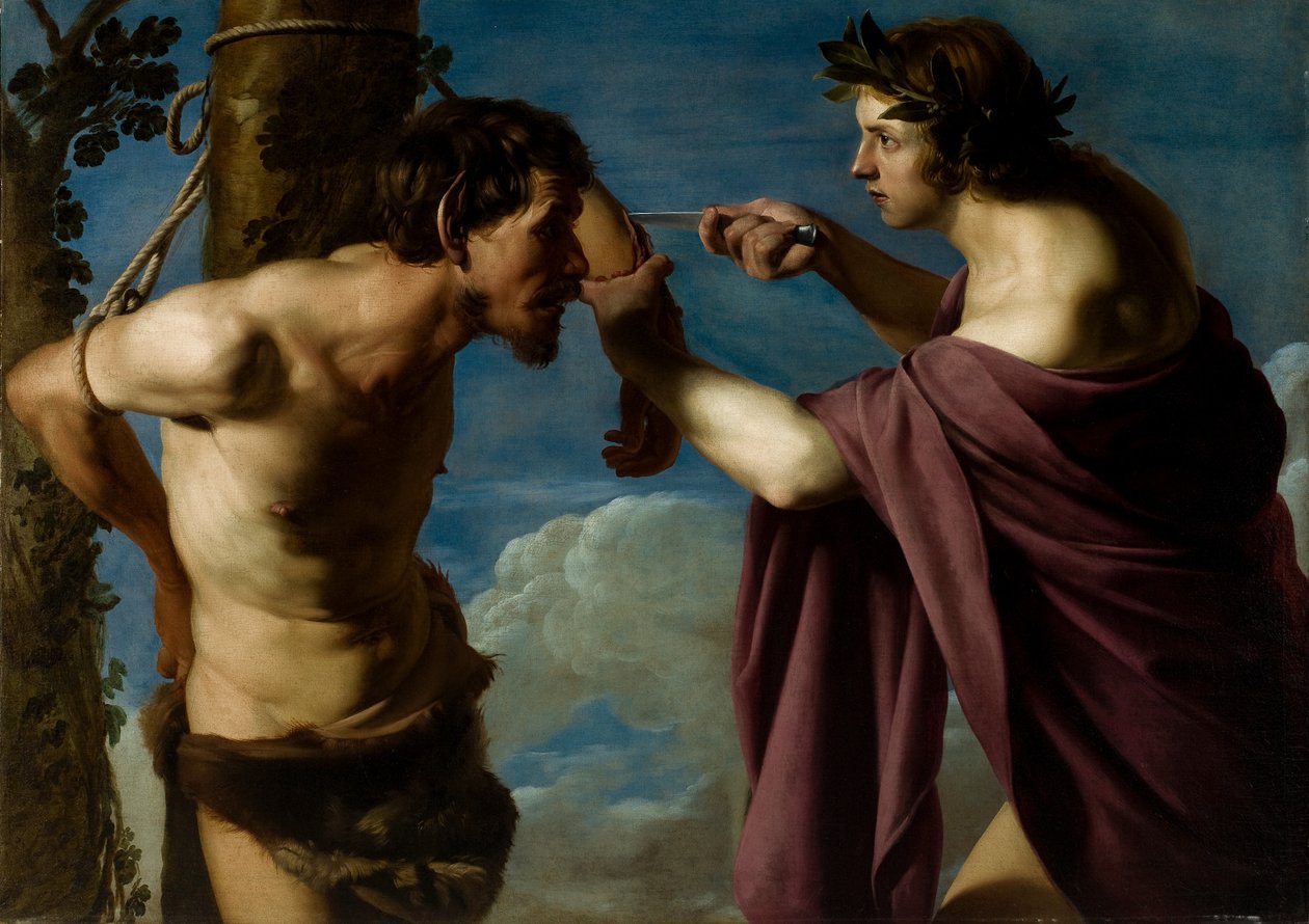 Apolo e Marsyas de Bartolomeo Manfredi