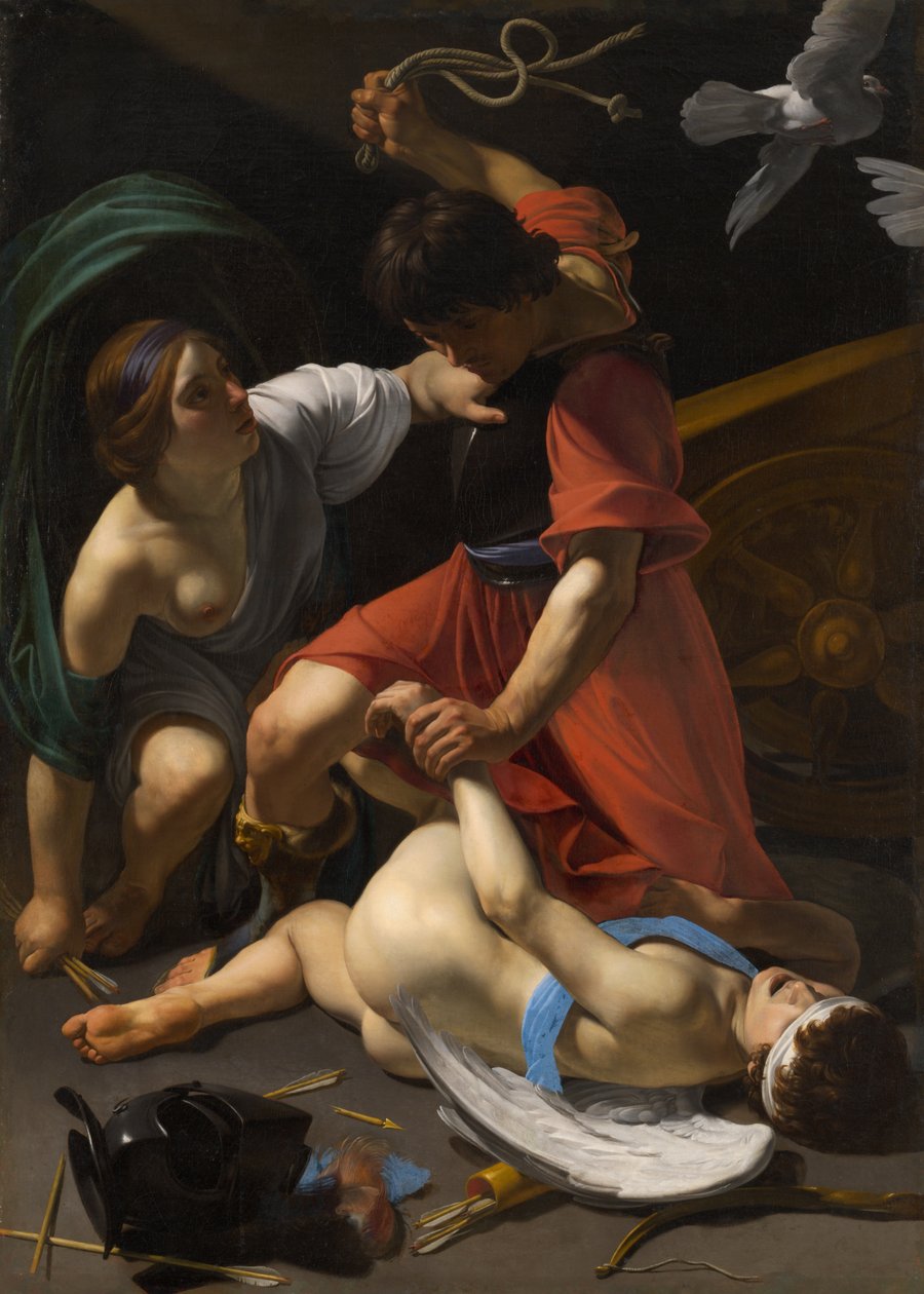 Cupido castigado de Bartolomeo Manfredi
