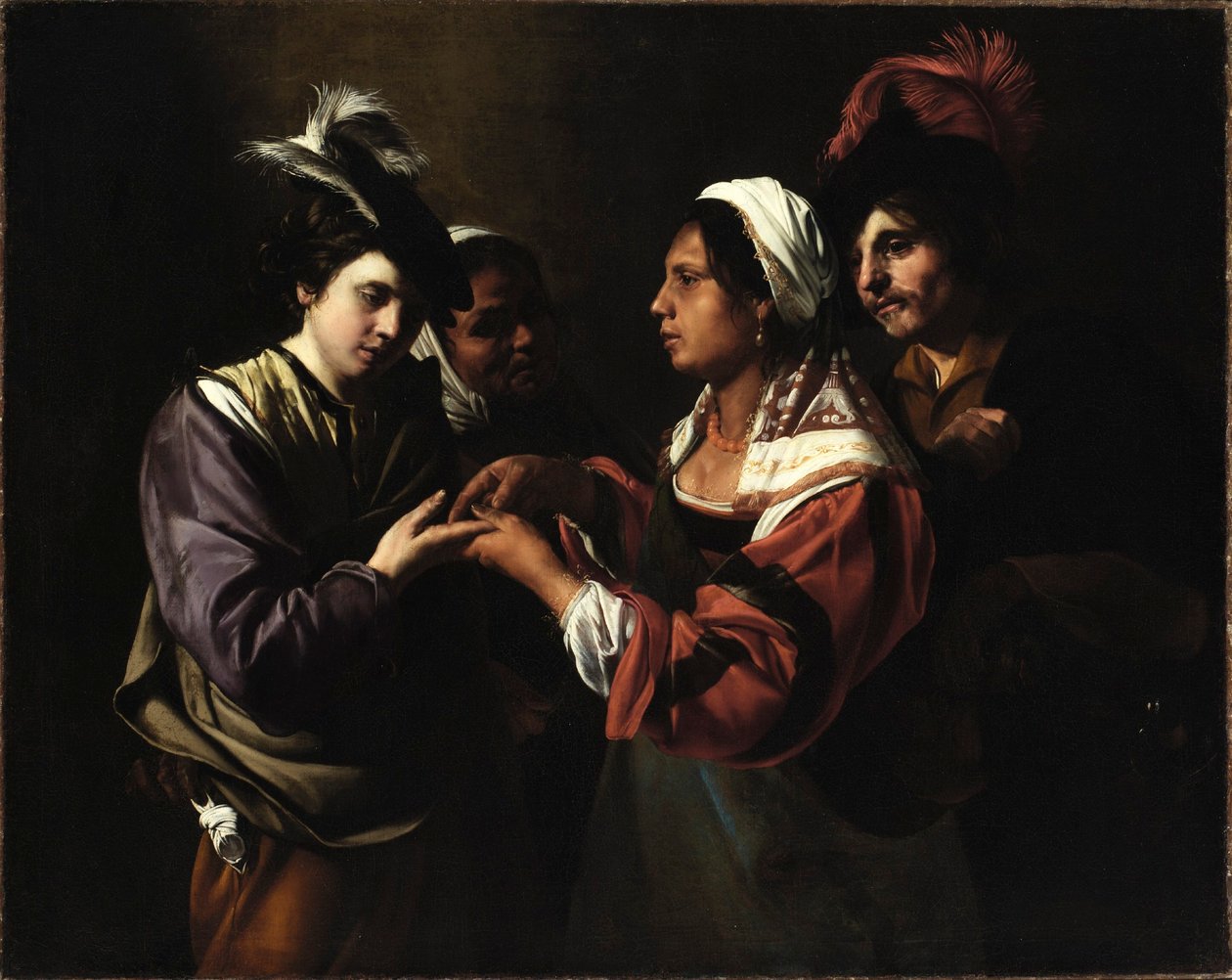 A cartomante de Bartolomeo Manfredi