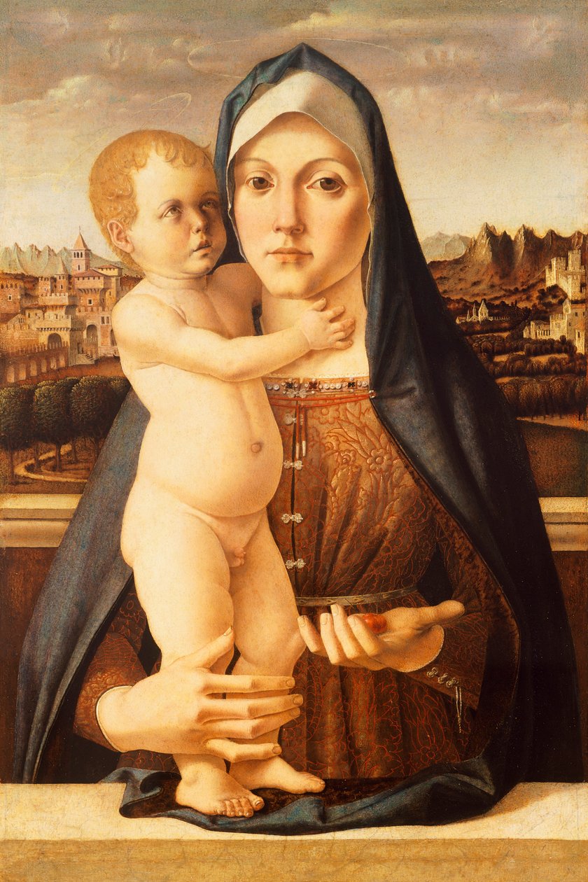 Madonna and Child, de Bartolomeo Montagna (ca 1450-1523), 60x42 cm de Bartolomeo Montagna
