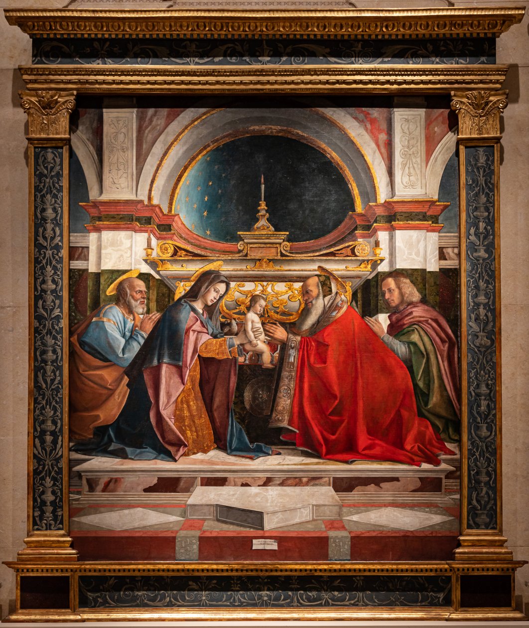 Apresentação de Jesus no Templo de Bartolomeo Montagna