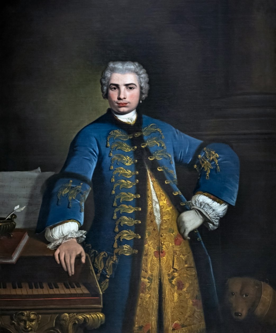 Retrato de Farinelli de Bartolomeo Nazari