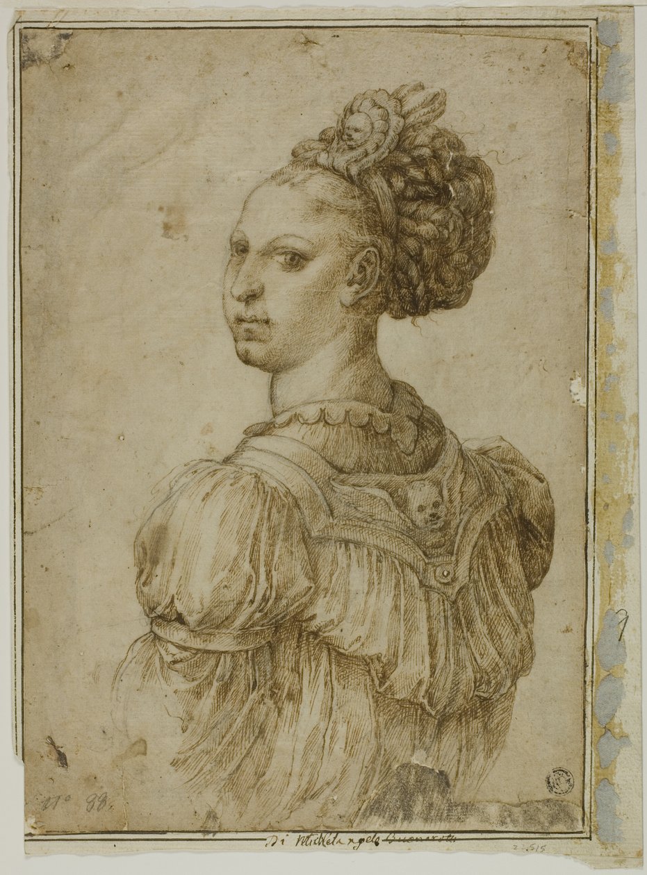Busto ideal de uma mulher de Bartolomeo Passarotti