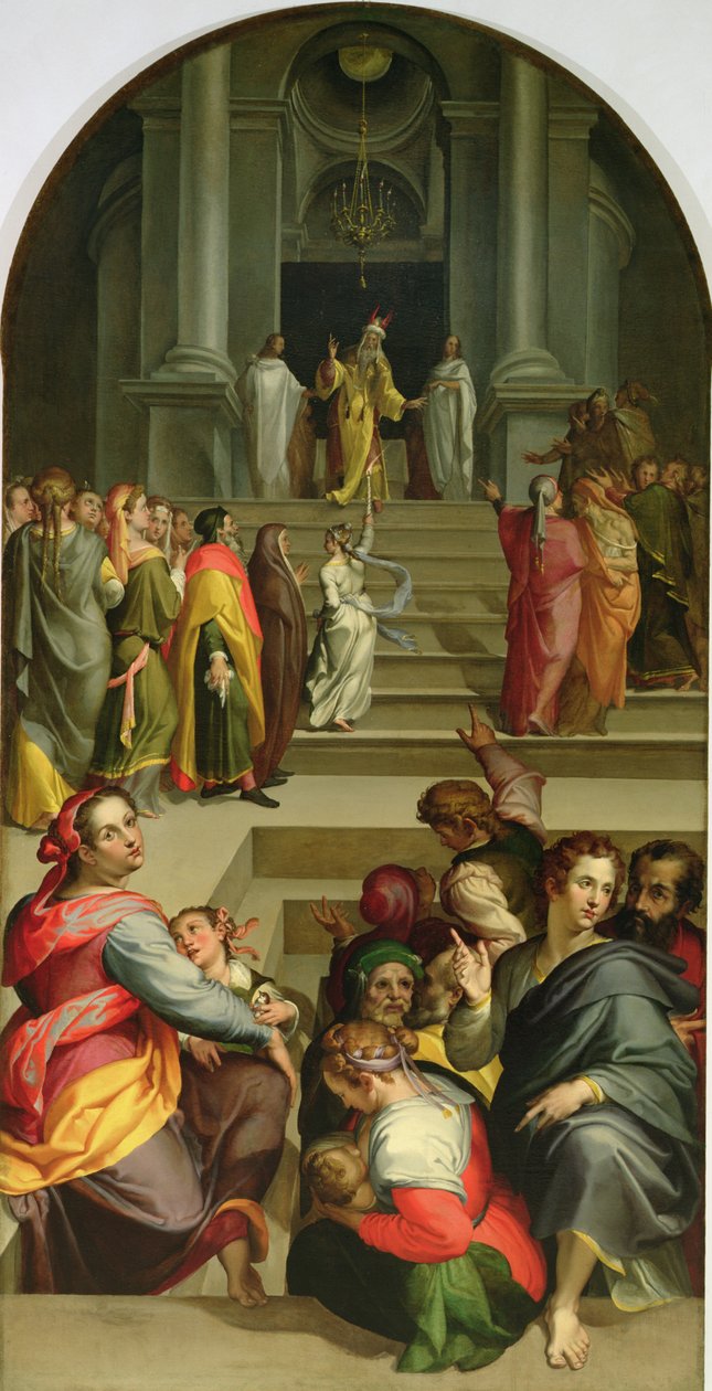 A Apresentação de Maria de Bartolomeo Passarotti