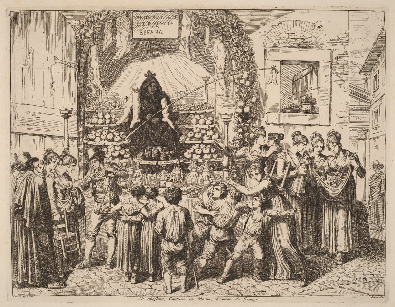 La Befana de Bartolomeo Pinelli