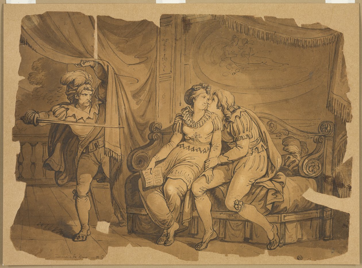Paulo e Francesca de Bartolomeo Pinelli