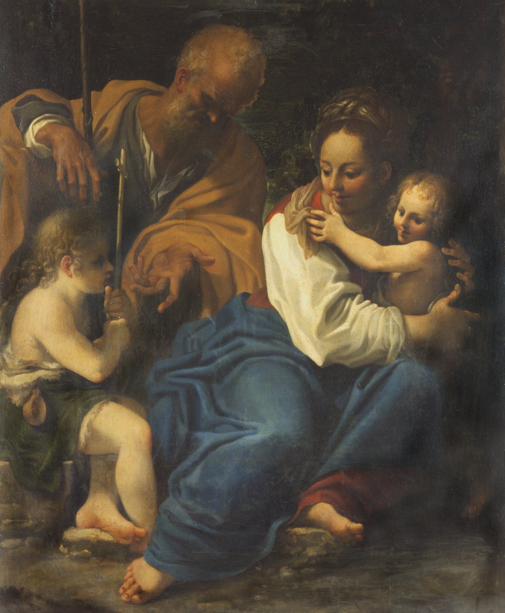 Sagrada Família e São João de Bartolomeo Schedoni