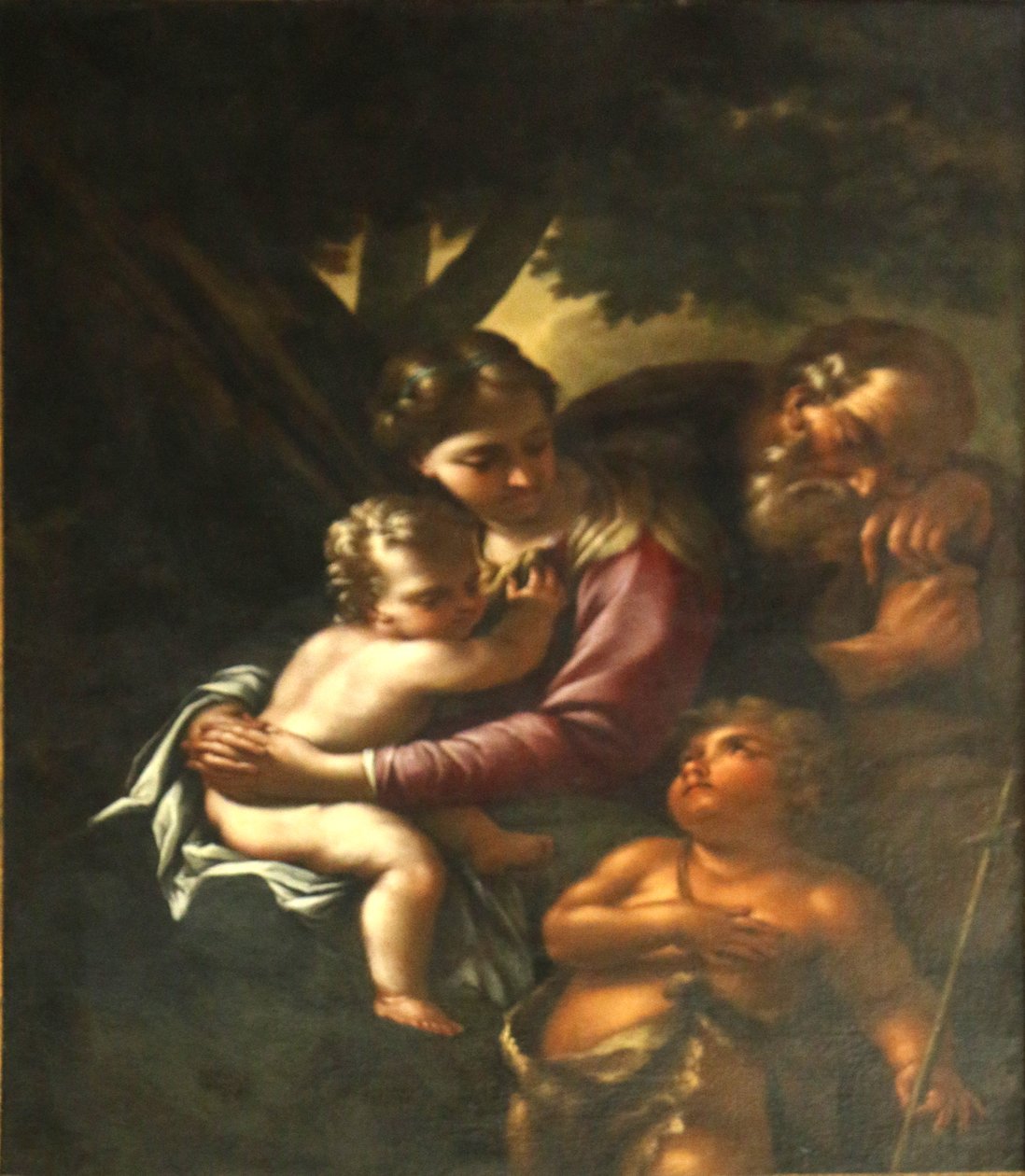 Sagrada Família e São João. de Bartolomeo Schedoni