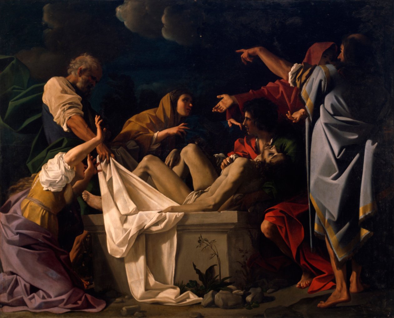 O enterro de Cristo, por Bartolomeu Schedoni (1578-1615) de Bartolomeo Schedoni