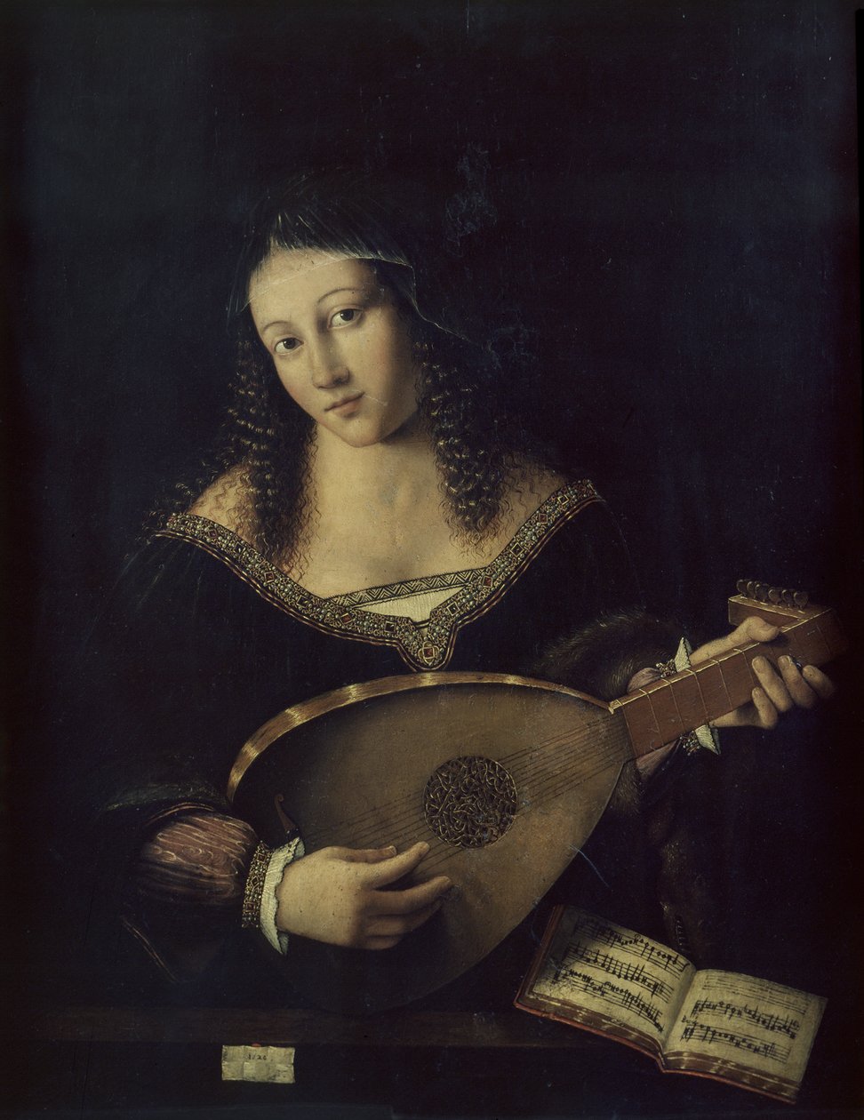 Jogador de alaúde de Bartolomeo Veneto