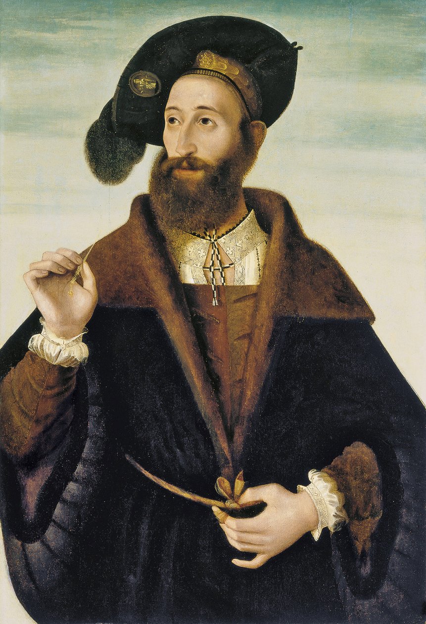 Retrato de um homem de Bartolomeo Veneto