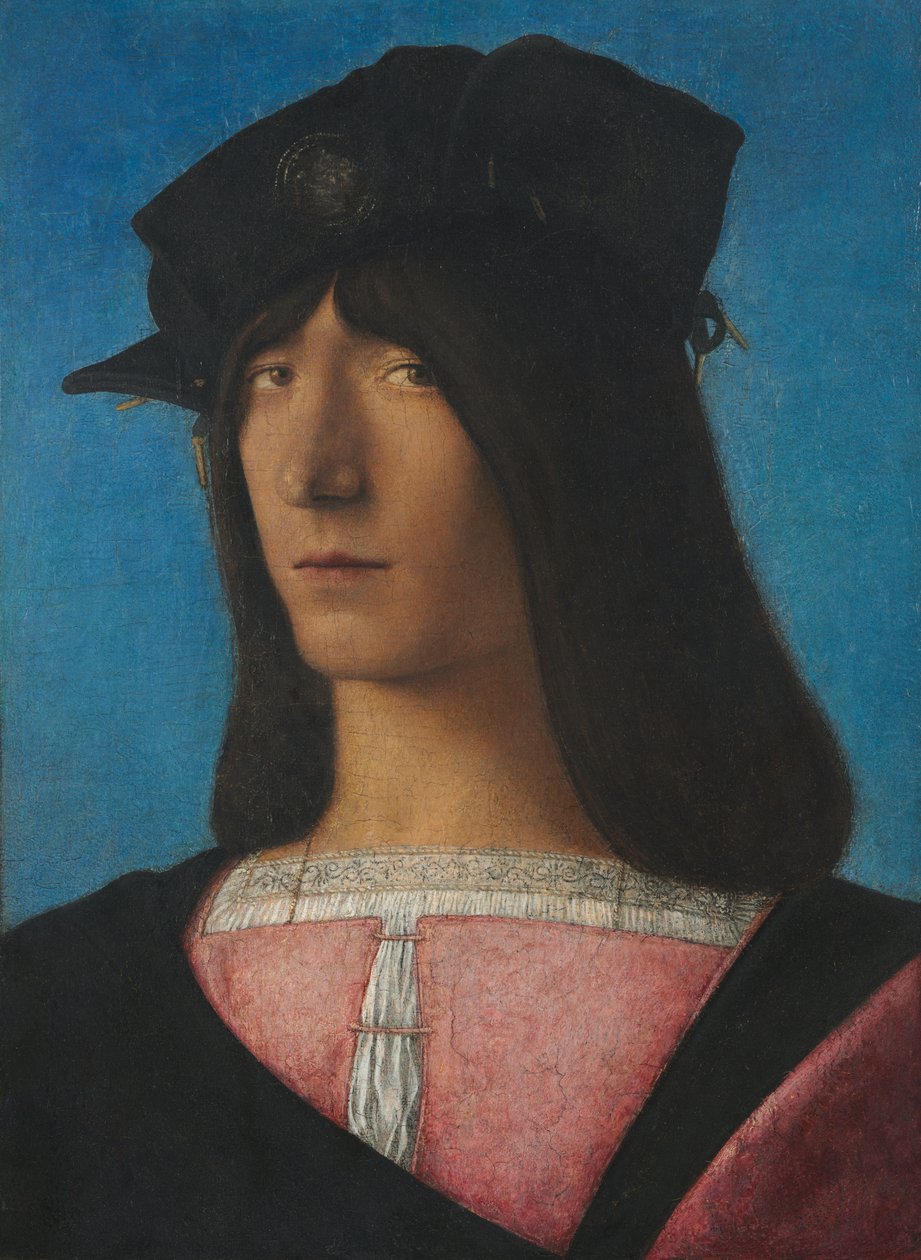 Retrato de um homem, c. 1510s. de Bartolomeo Veneto