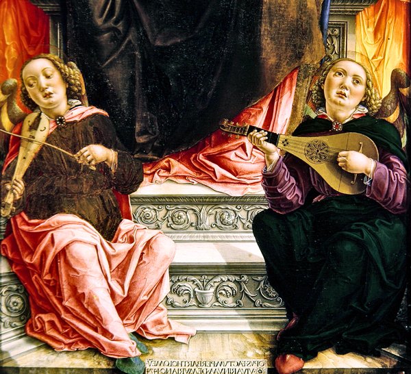 Detalhe do Tríptico de São Marcos de Bartolomeo Vivarini