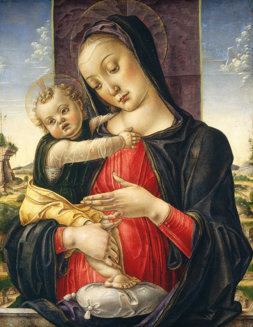 Madonna e Criança, c. 1475. de Bartolomeo Vivarini