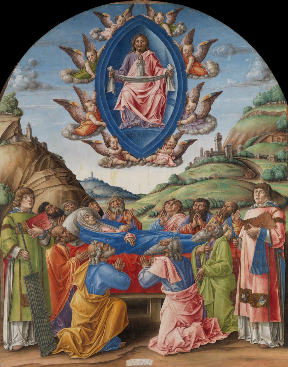 A morte da virgem de Bartolomeo Vivarini