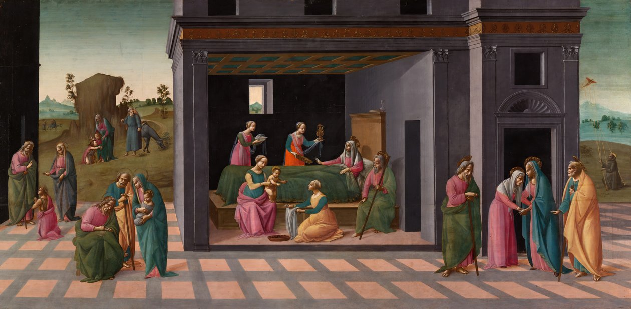 Cenas da Vida de São João Batista, 149095. de Bartolomeo di Giovanni