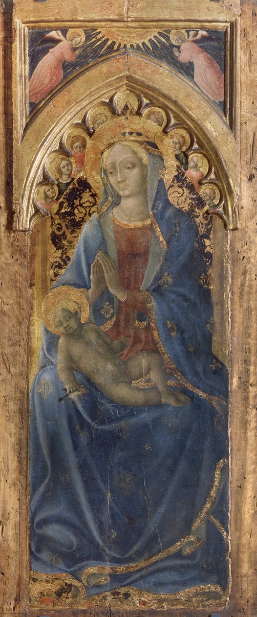 Adoração da Criança de Bartolomeo di Tommaso da Foligno